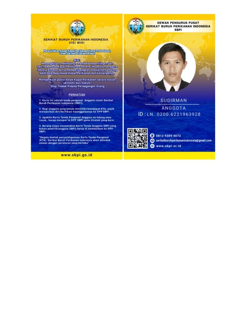 KTA Keanggotaan SBPI